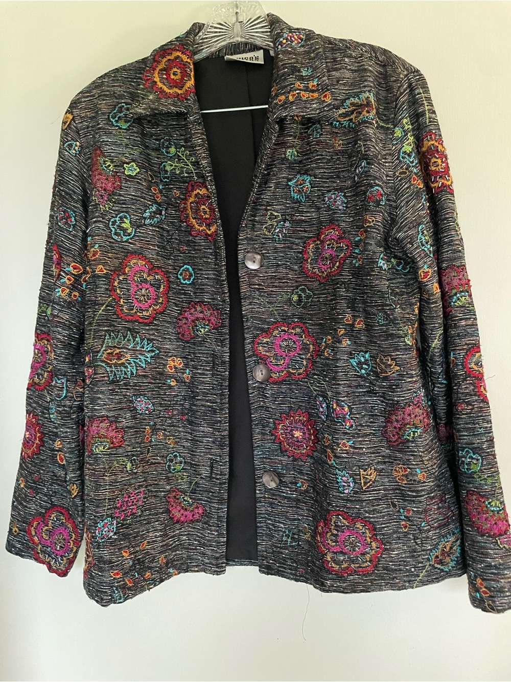 Chicos gorgeous embroidered jacket